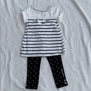 Calvin Klein Jeans toddler tunic & leggings set